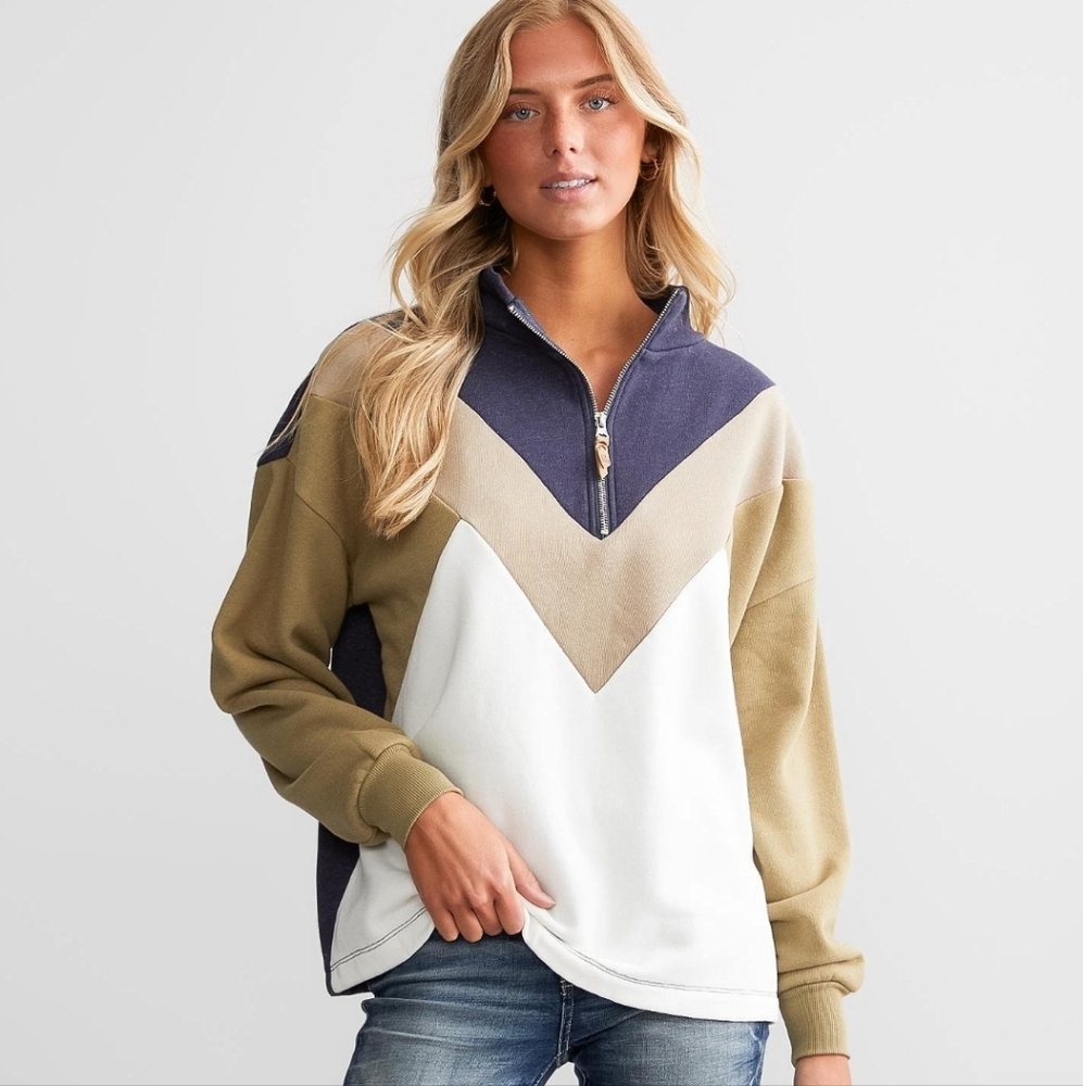 BKE - Buckle - Quarter Zip Sweatshirt - Size Medium